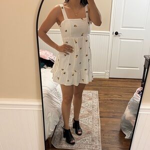 Floral White Sundress